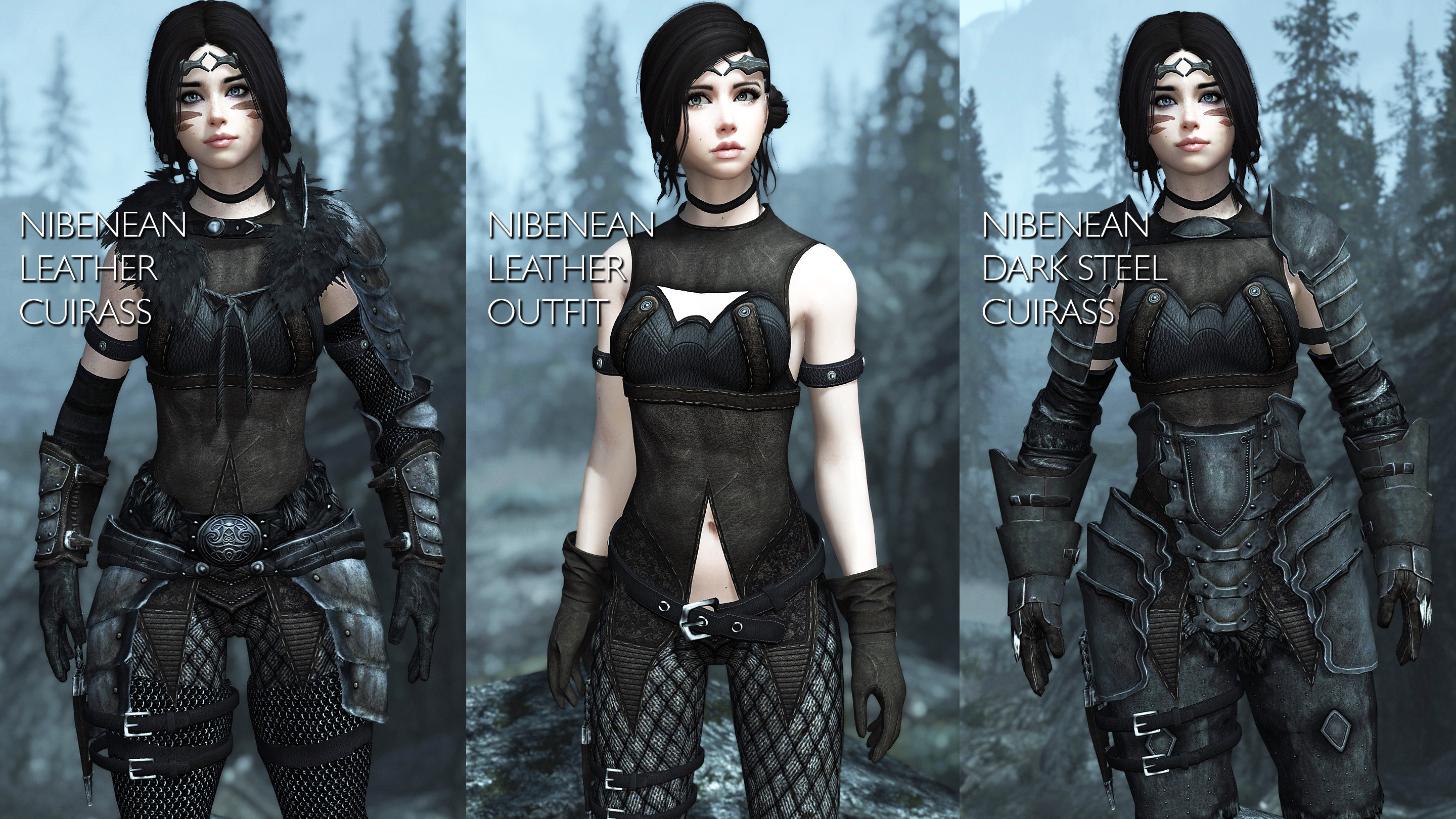 the_elder_scrolls skyrim_se armor female female_only solo solo_female outfit  - ModBooru