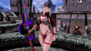 Mysterious Heroine XX Outfit and Weapons