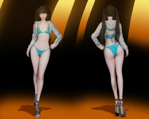 First Descendant Valby&Viessa Swimsuit