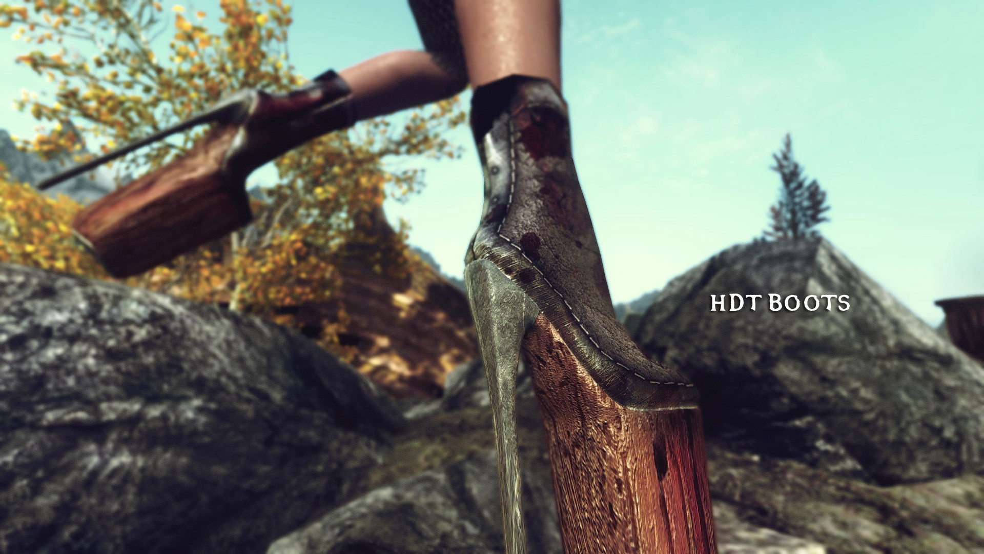 Theelderscrolls Skyrim Deserterx Armor Female Femaleonly Heels Highheels Modbooru