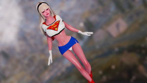 Brastia Supergirl and Power Girl Costume Collection