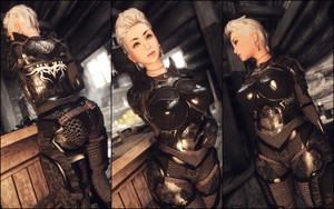 Sexy Ebony Armor Sets