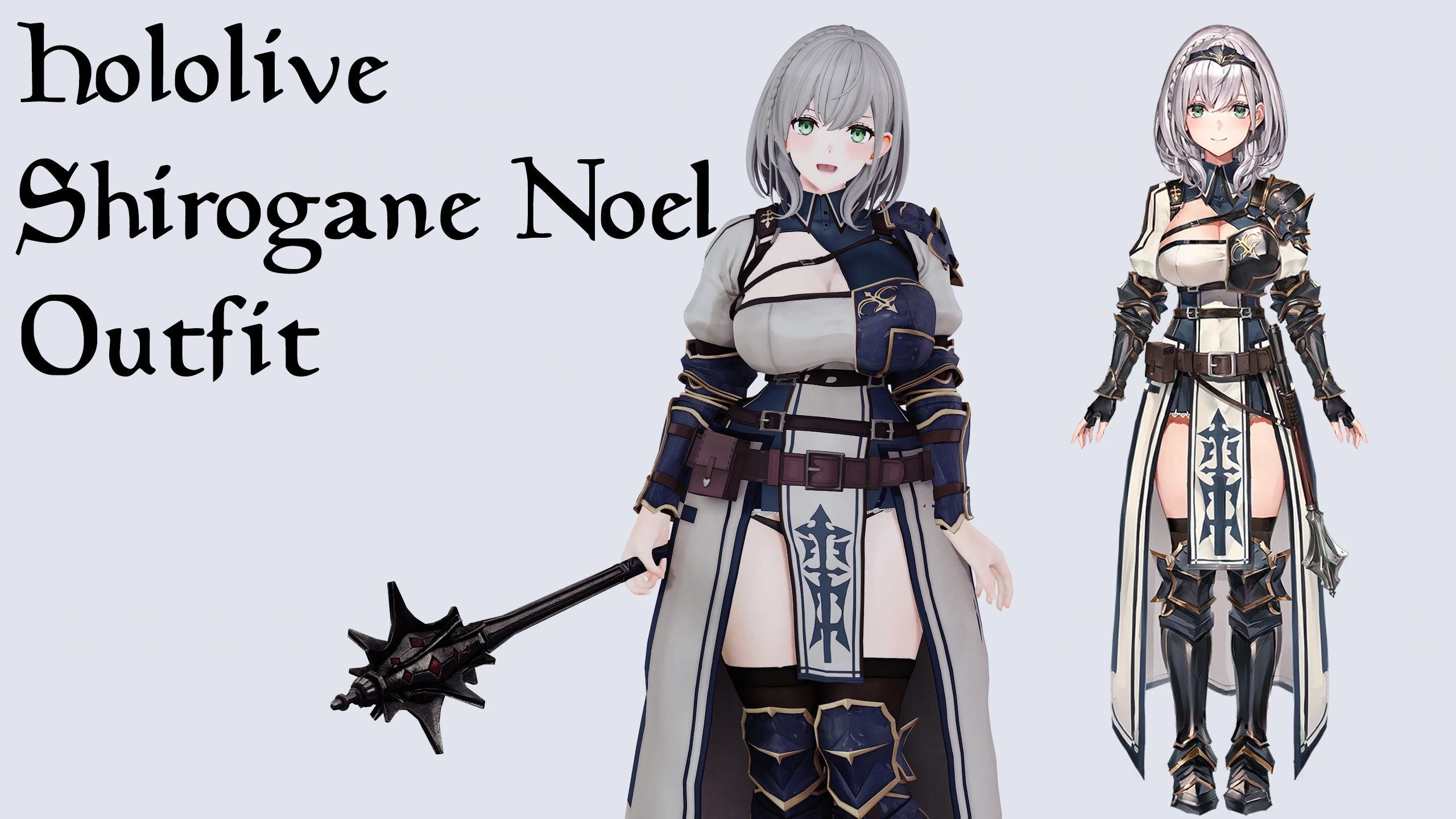 Hololive Shirogane Noel Outfit